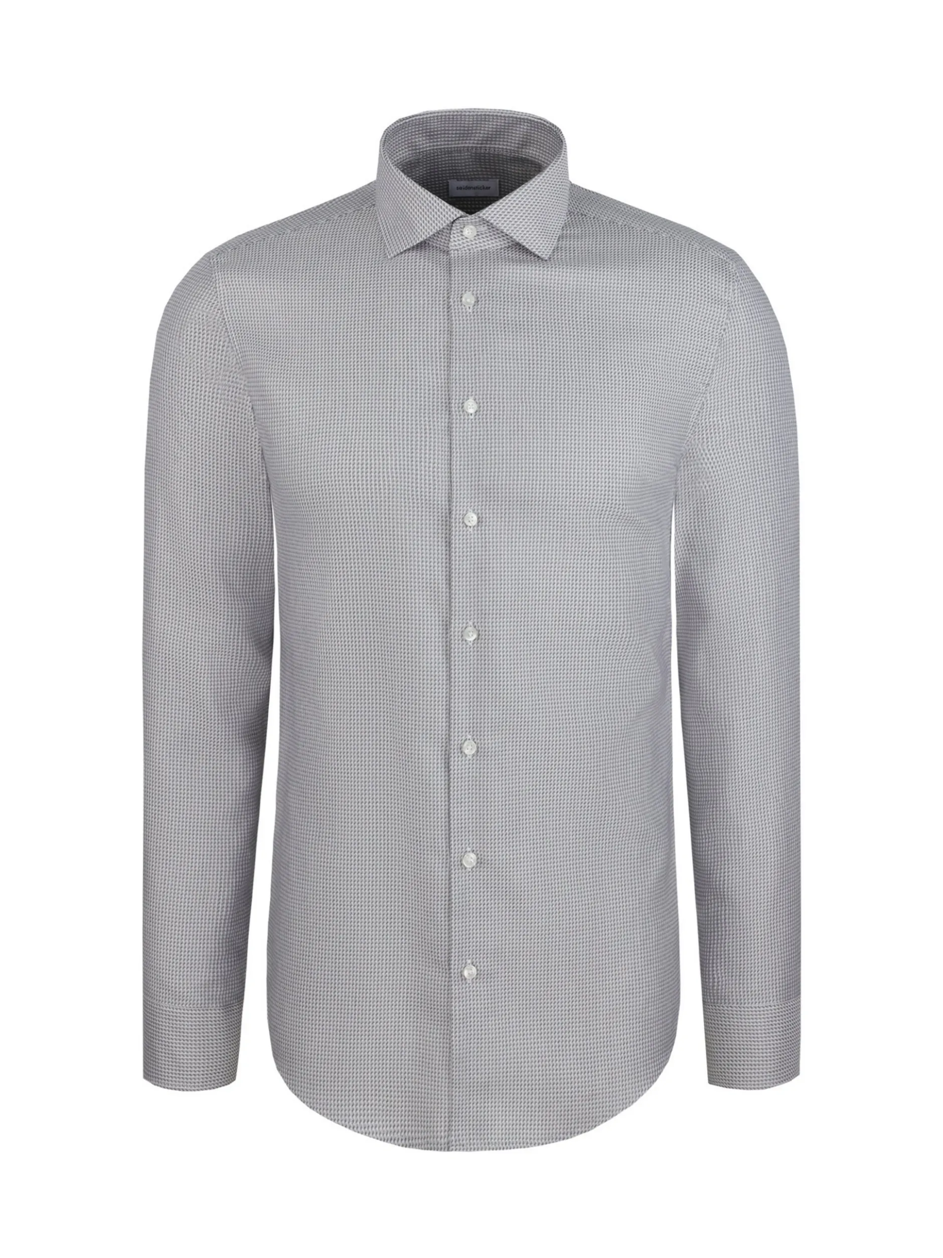 Seidensticker Herren Business Hemd - Shaped Fit in grau