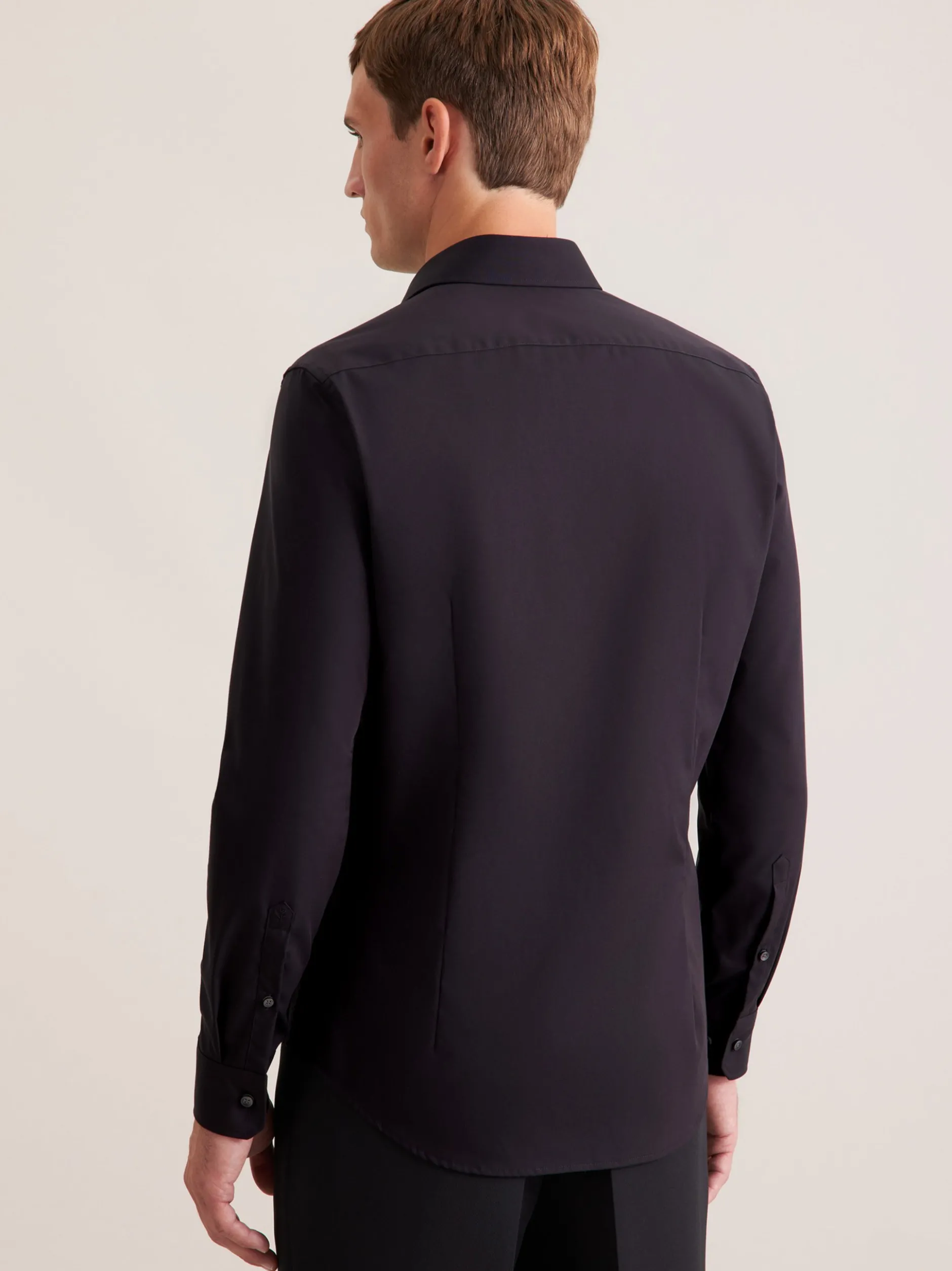 Seidensticker Herren Business Hemd - Slim Fit in schwarz