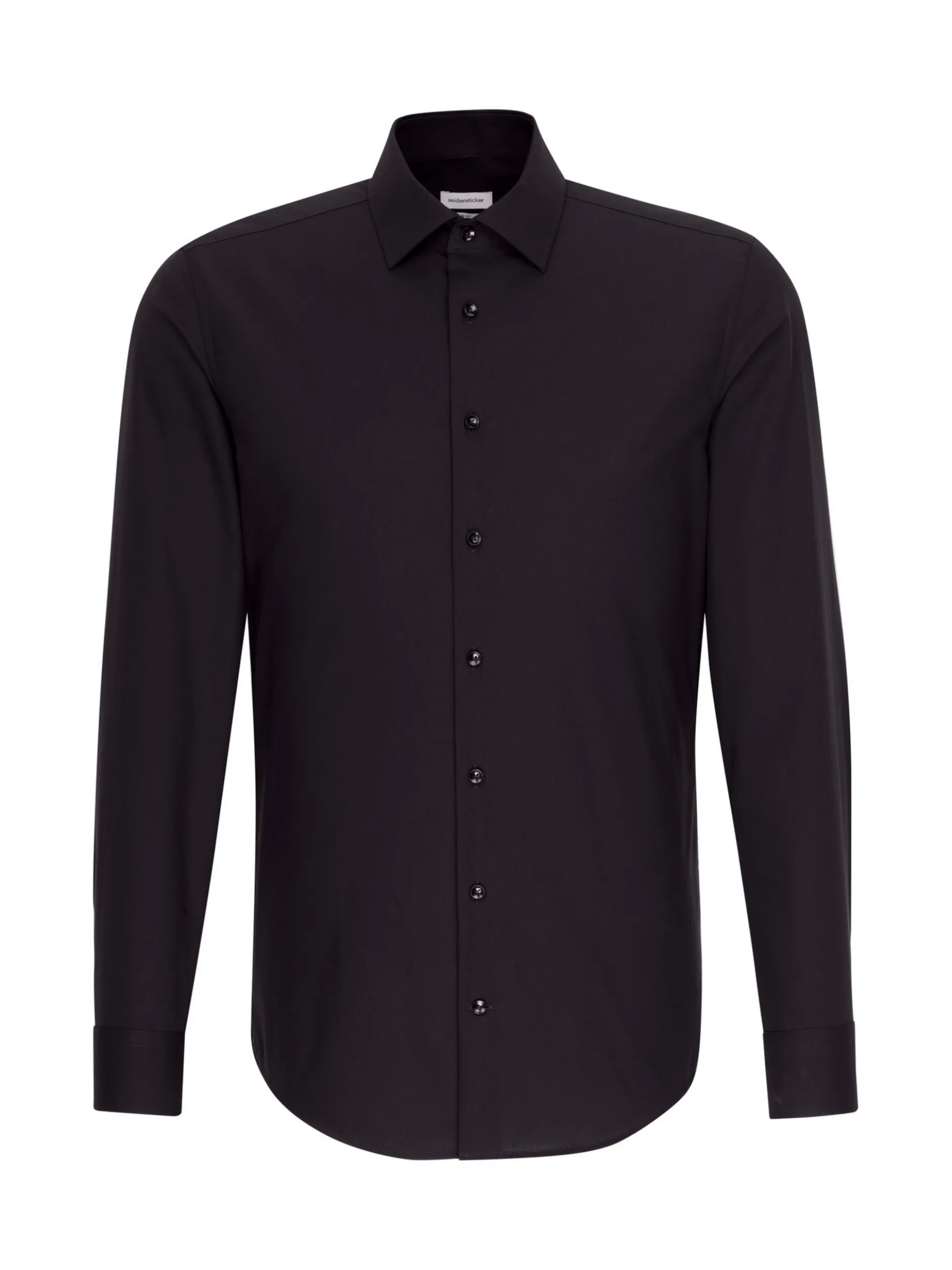 Seidensticker Herren Business Hemd - Slim Fit in schwarz
