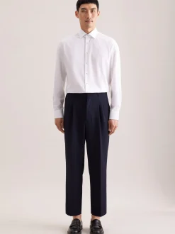Seidensticker Herren Business Hemd - Shaped Fit in weiß