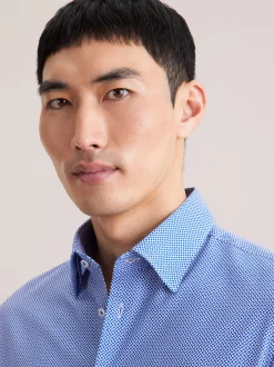 Seidensticker Herren Business Hemd - Shaped Fit in blau