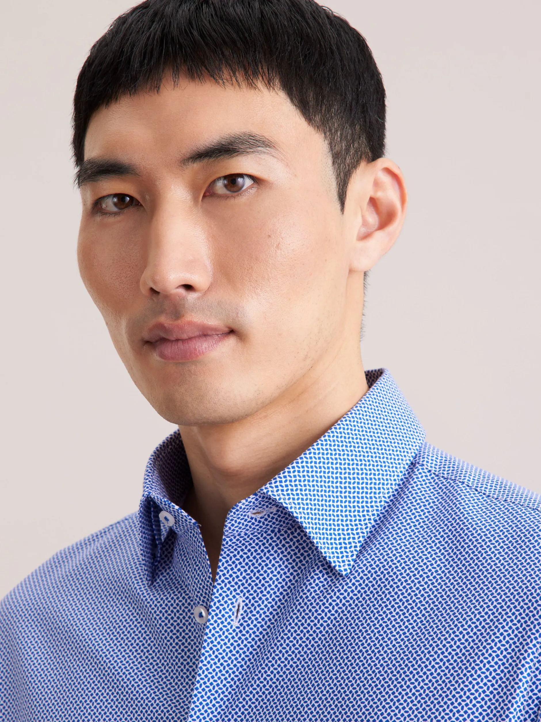 Seidensticker Herren Business Hemd - Shaped Fit in blau