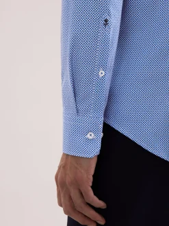 Seidensticker Herren Business Hemd - Shaped Fit in blau