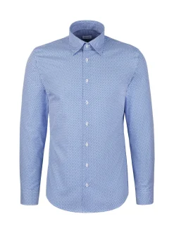 Seidensticker Herren Business Hemd - Shaped Fit in blau