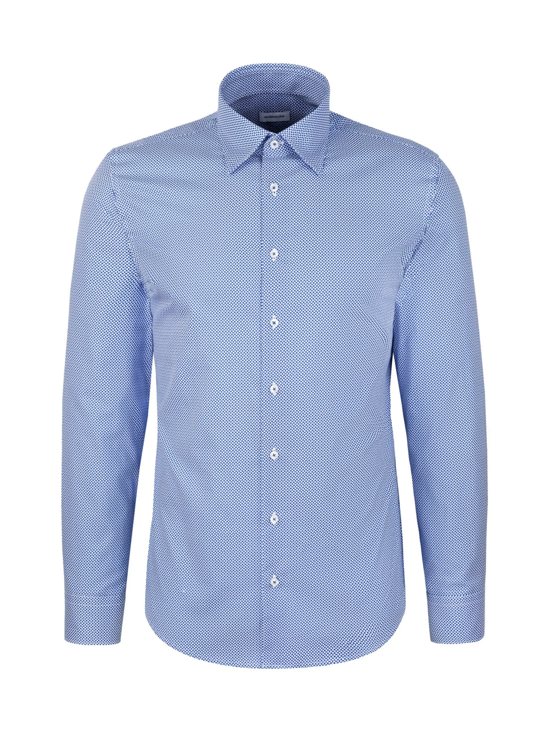 Seidensticker Herren Business Hemd - Shaped Fit in blau