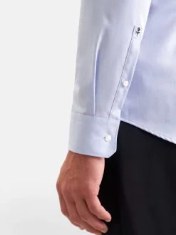 Seidensticker Herren Business Hemd - Slim Fit in blau