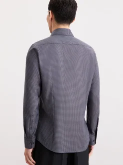 Seidensticker Herren Business Hemd - Shaped Fit in grau