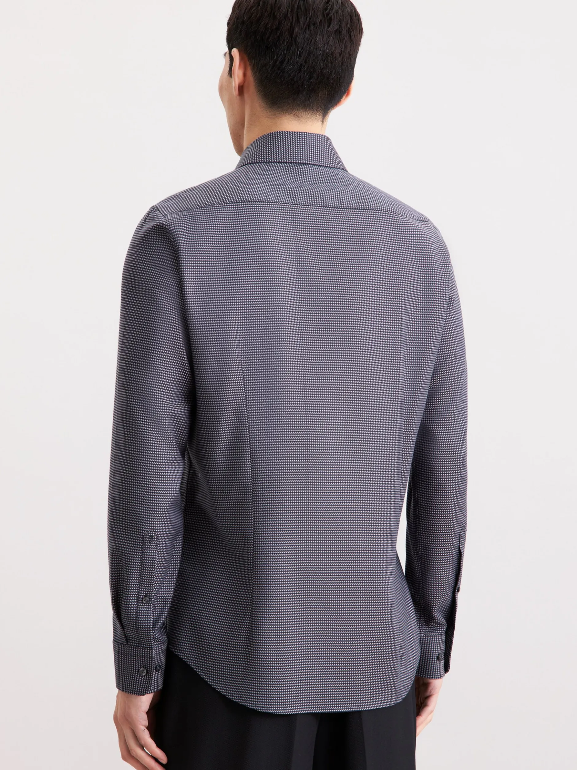 Seidensticker Herren Business Hemd - Shaped Fit in grau