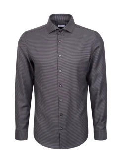 Seidensticker Herren Business Hemd - Shaped Fit in grau