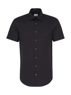 Seidensticker Herren Business Hemd - Slim Fit in schwarz