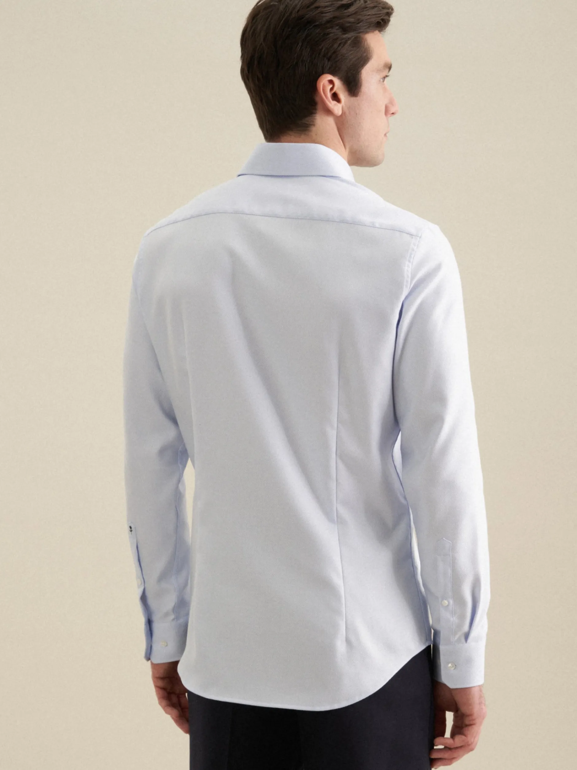 Seidensticker Herren Business Hemd - X-Slim Fit in hellblau