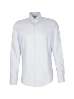 Seidensticker Herren Business Hemd - Slim Fit in hellblau