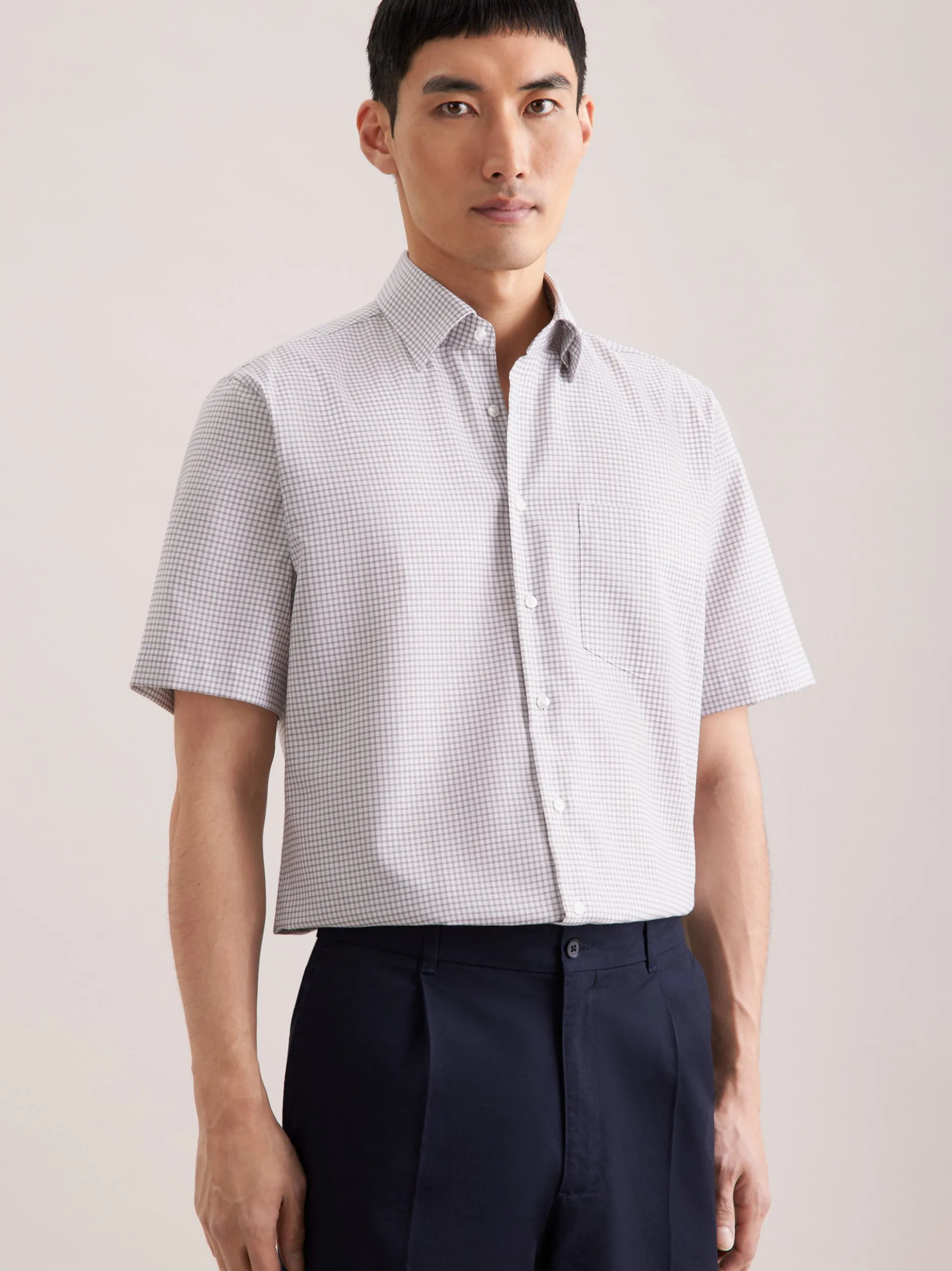 Seidensticker Herren Business Hemd - Regular Fit in beige