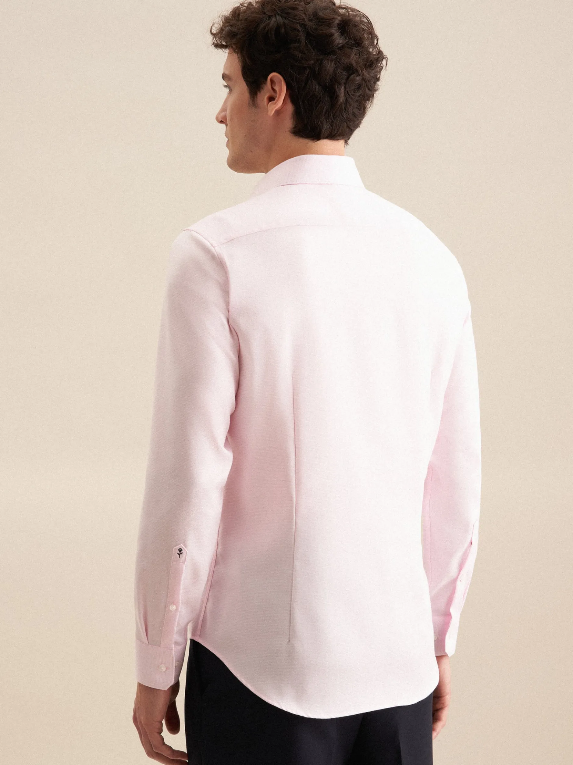 Seidensticker Herren Business Hemd - Slim Fit in rosa