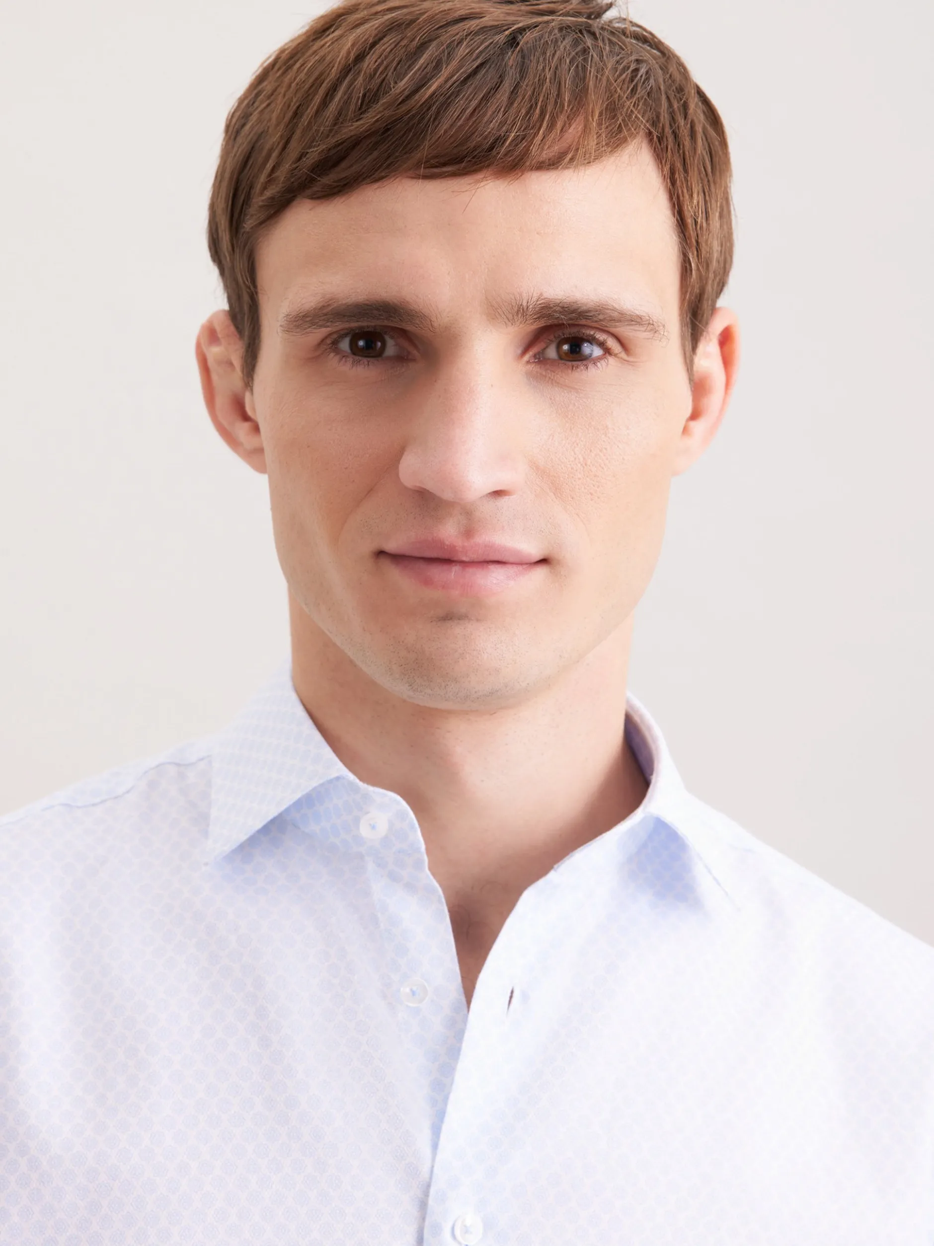 Seidensticker Herren Business Hemd - Regular Fit in hellblau