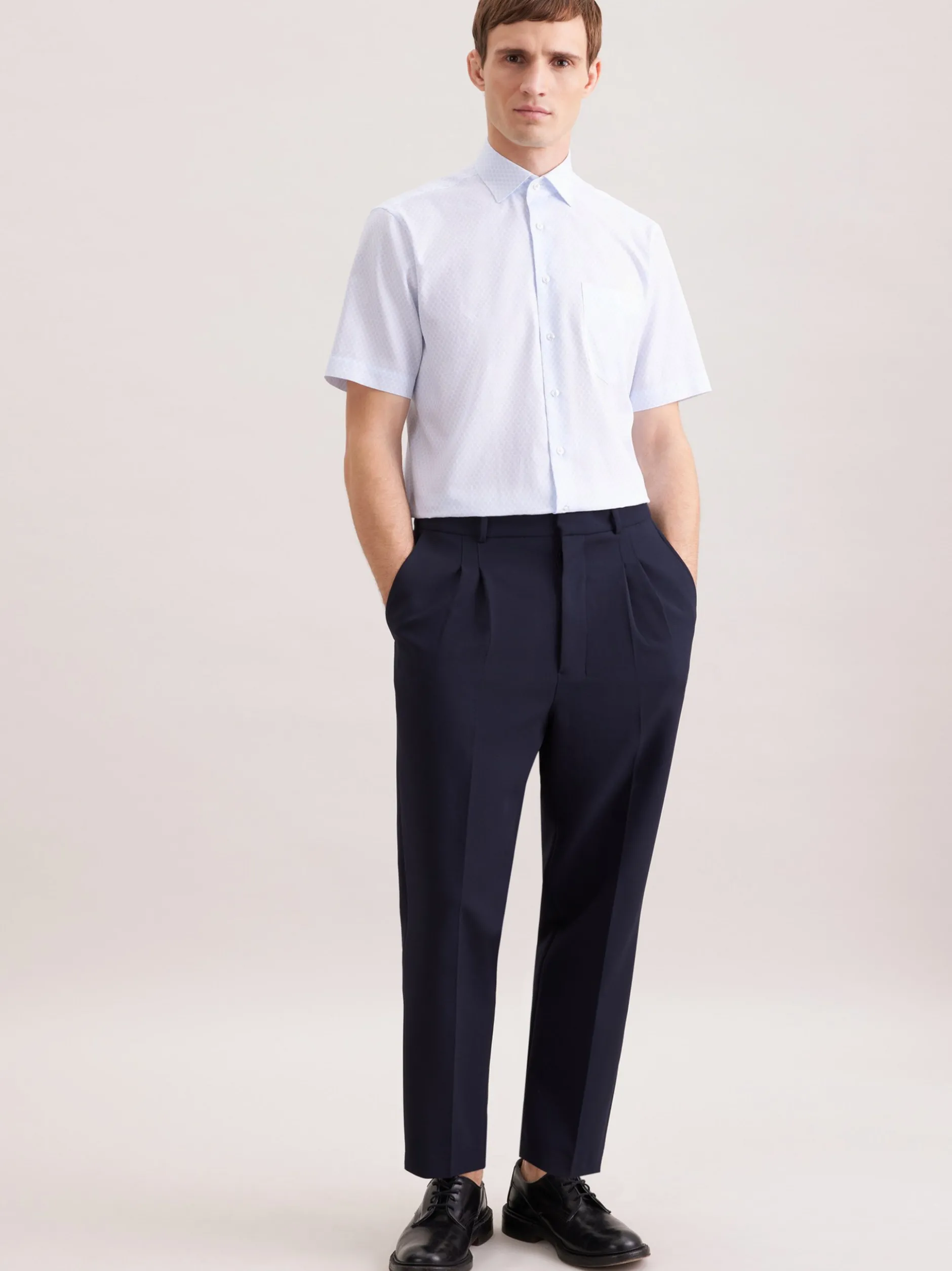Seidensticker Herren Business Hemd - Regular Fit in hellblau
