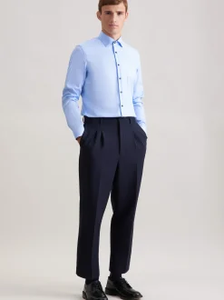 Seidensticker Herren Business Hemd - X-Slim Fit in hellblau