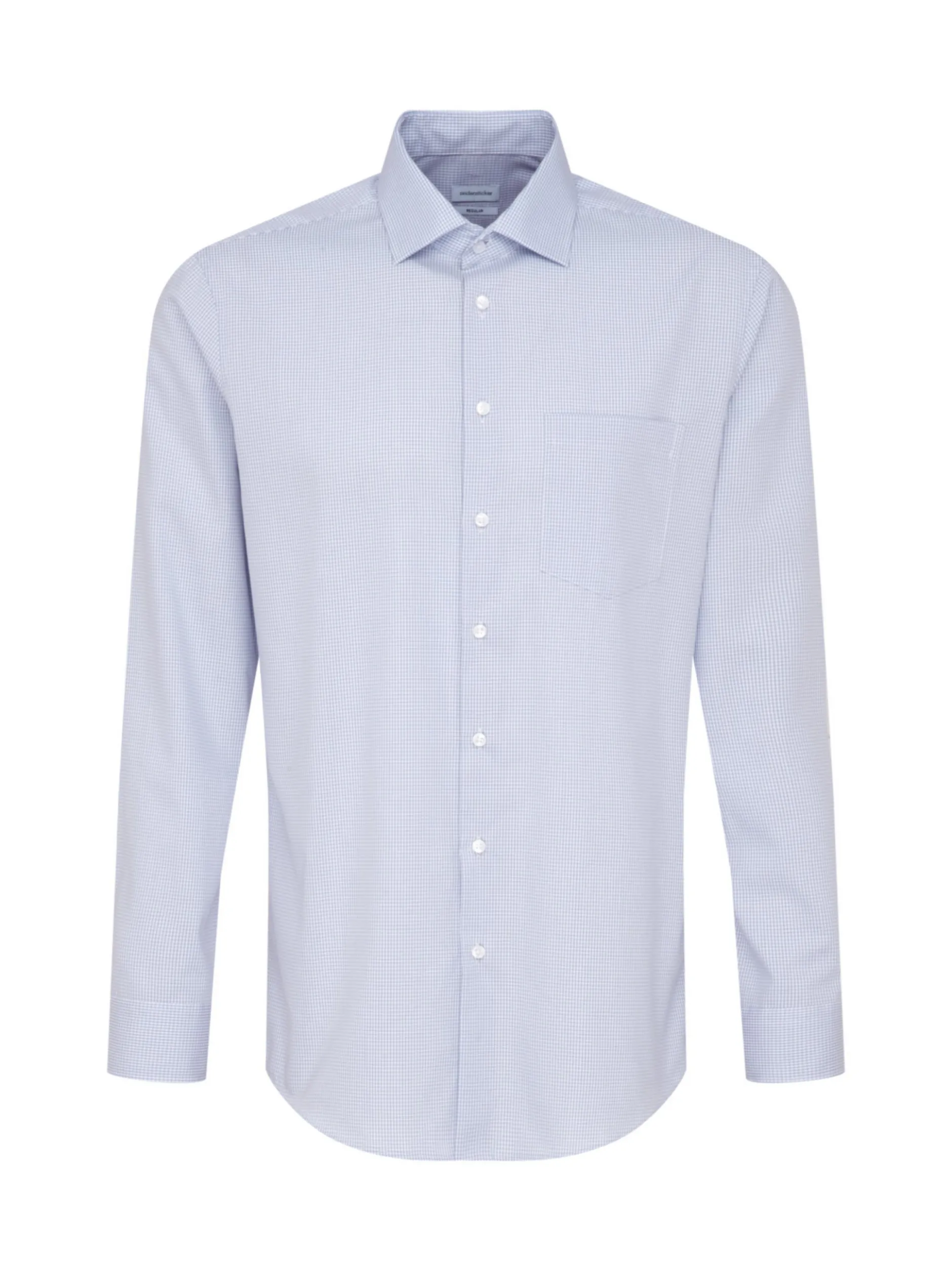 Seidensticker Herren Business Hemd - Regular Fit in blau