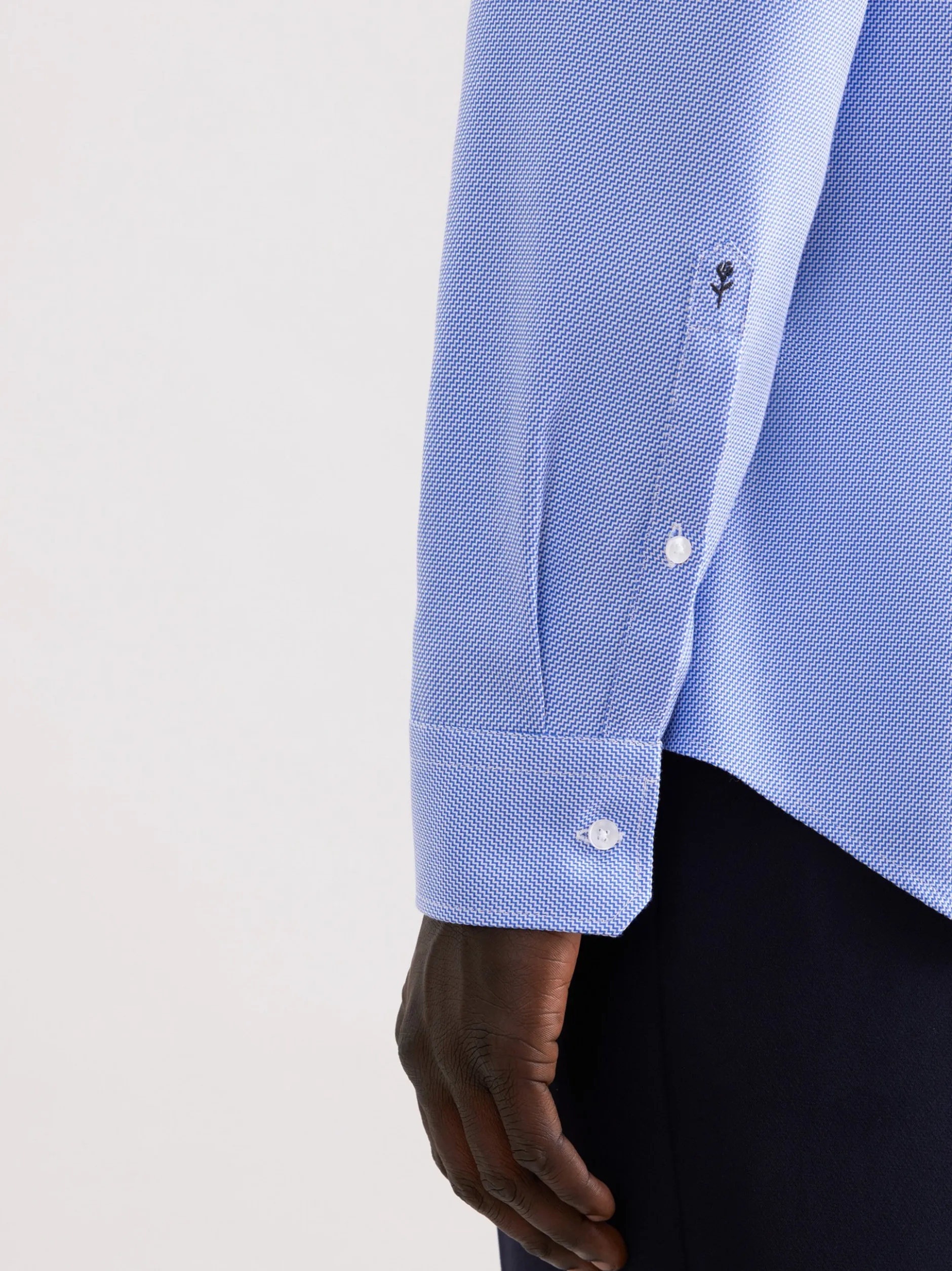 Seidensticker Herren Business Hemd - Shaped Fit in blau