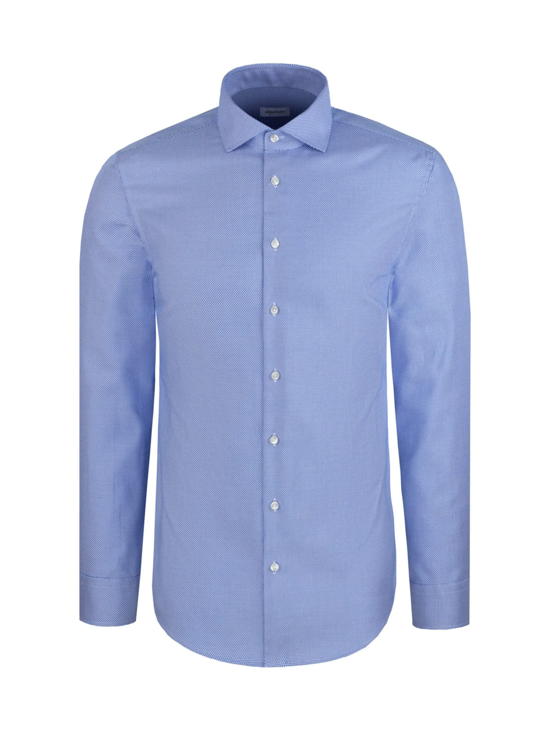 Seidensticker Herren Business Hemd - Shaped Fit in blau