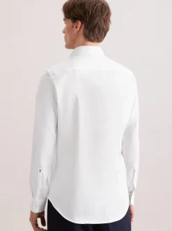 Seidensticker Herren Business Hemd - Slim Fit in weiß