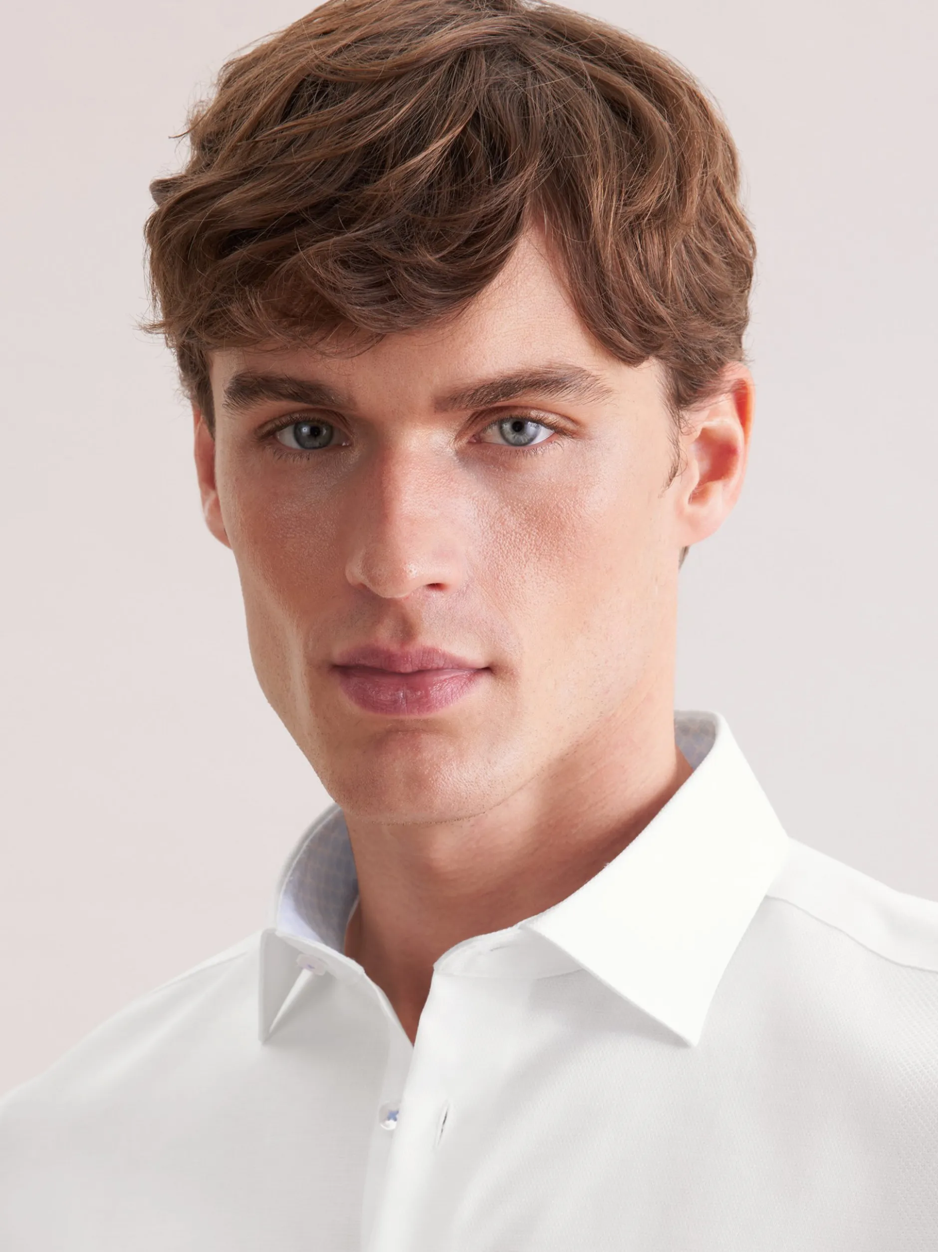 Seidensticker Herren Business Hemd - Slim Fit in weiß