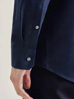 Seidensticker Herren Business Hemd - Regular Fit in blau