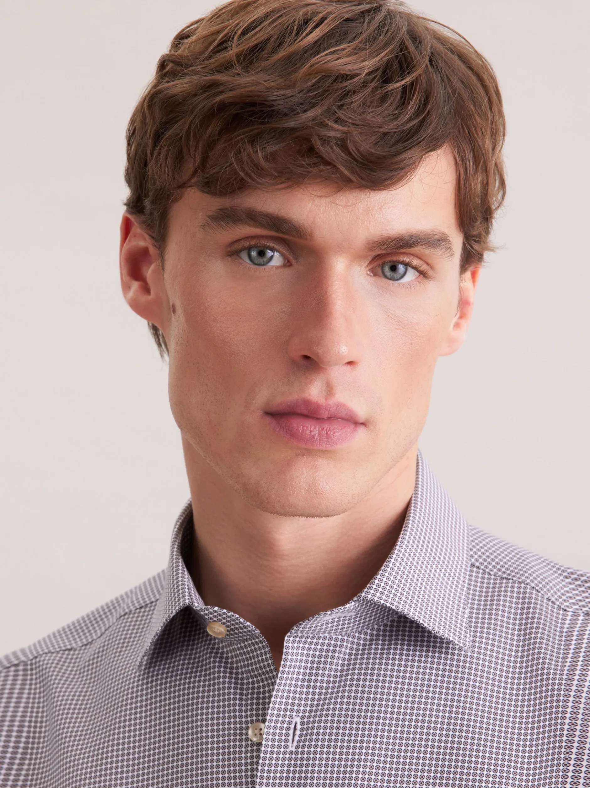 Seidensticker Herren Business Hemd - Regular Fit in grau
