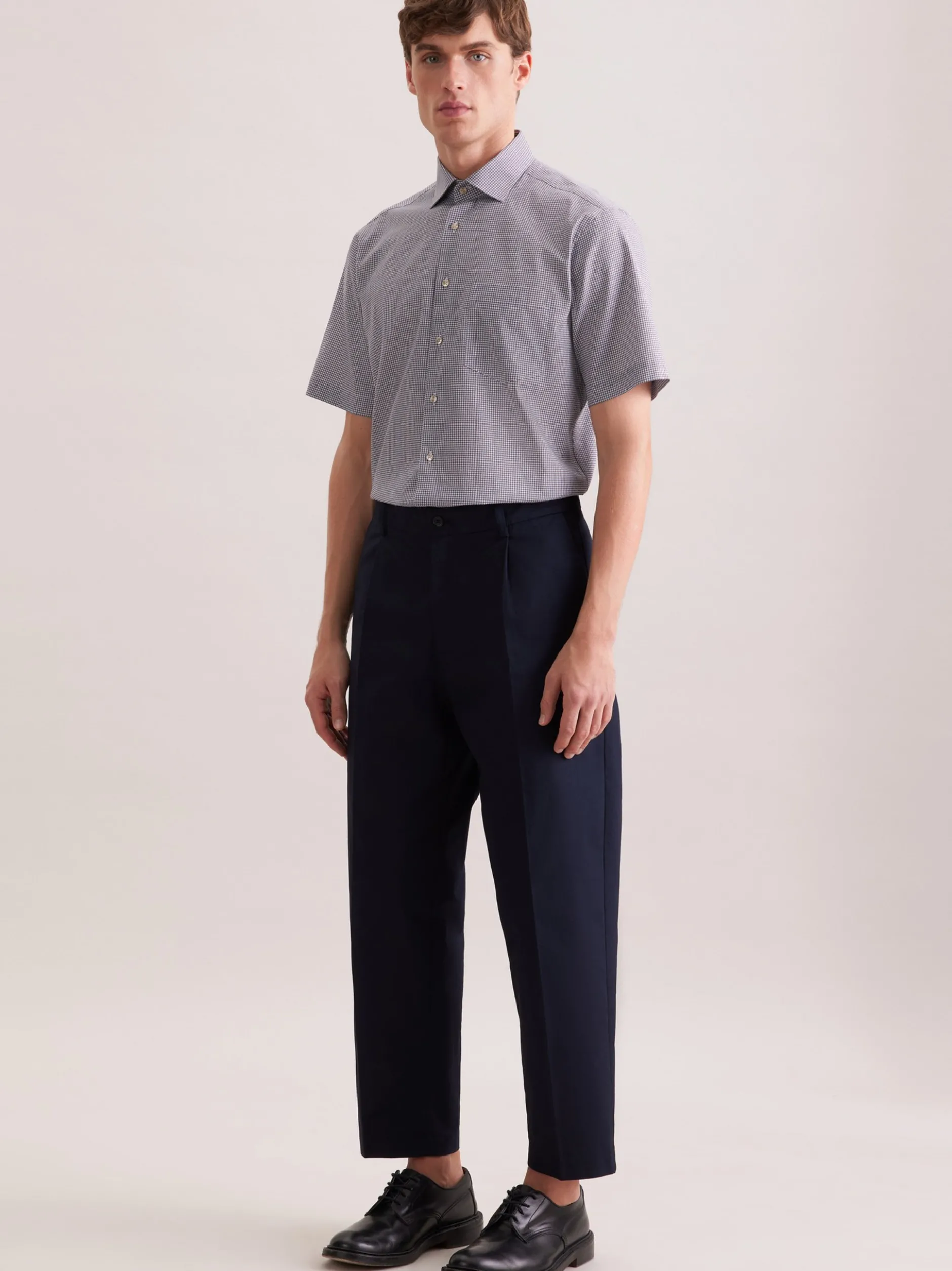 Seidensticker Herren Business Hemd - Regular Fit in grau