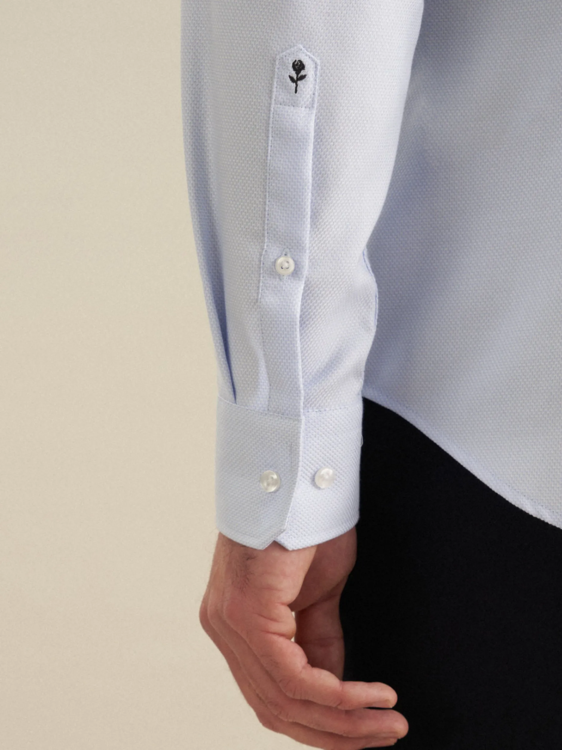 Seidensticker Herren Business Hemd - Shaped Fit in hellblau