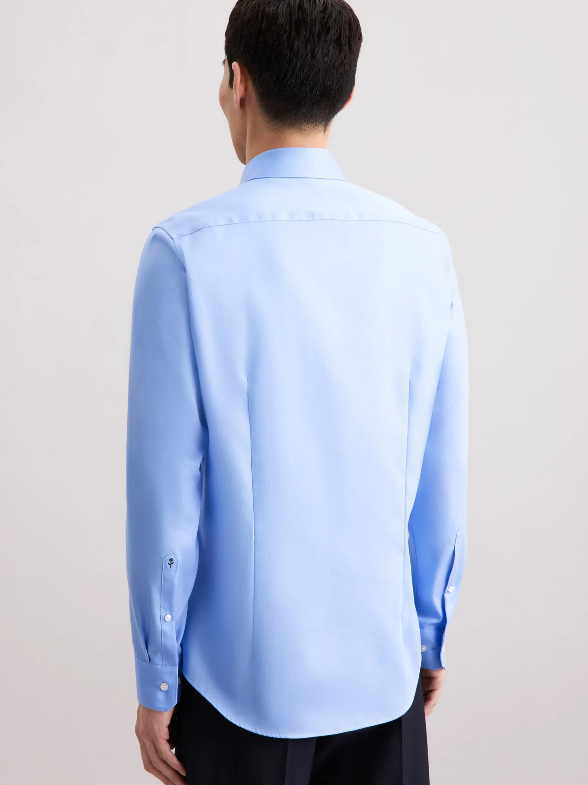 Seidensticker Herren Business Hemd - Slim Fit in blau