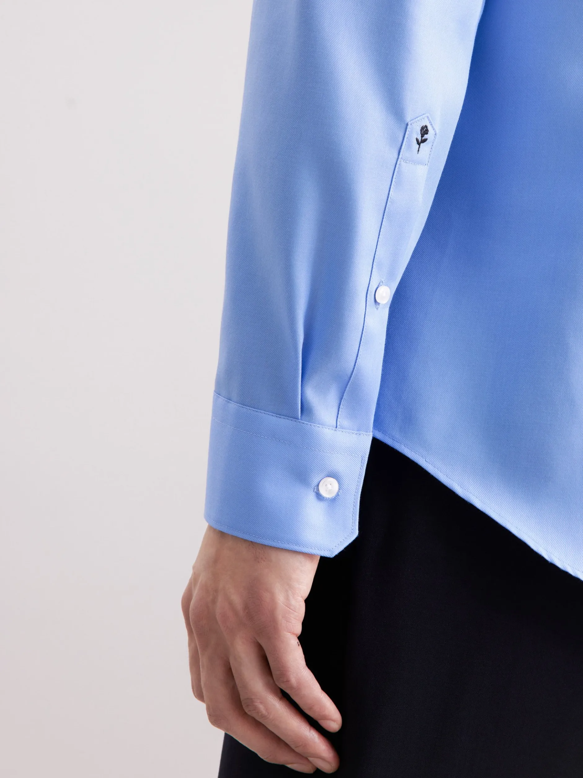 Seidensticker Herren Business Hemd - Slim Fit in blau