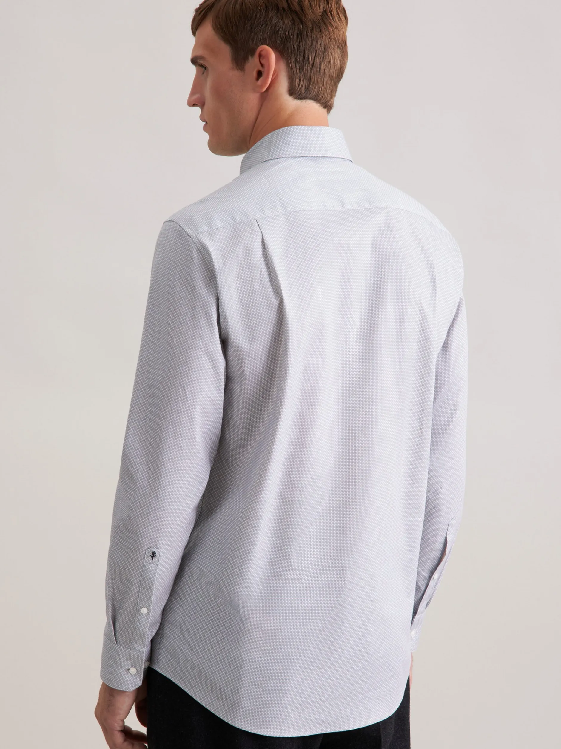 Seidensticker Herren Business Hemd - Regular Fit in grau