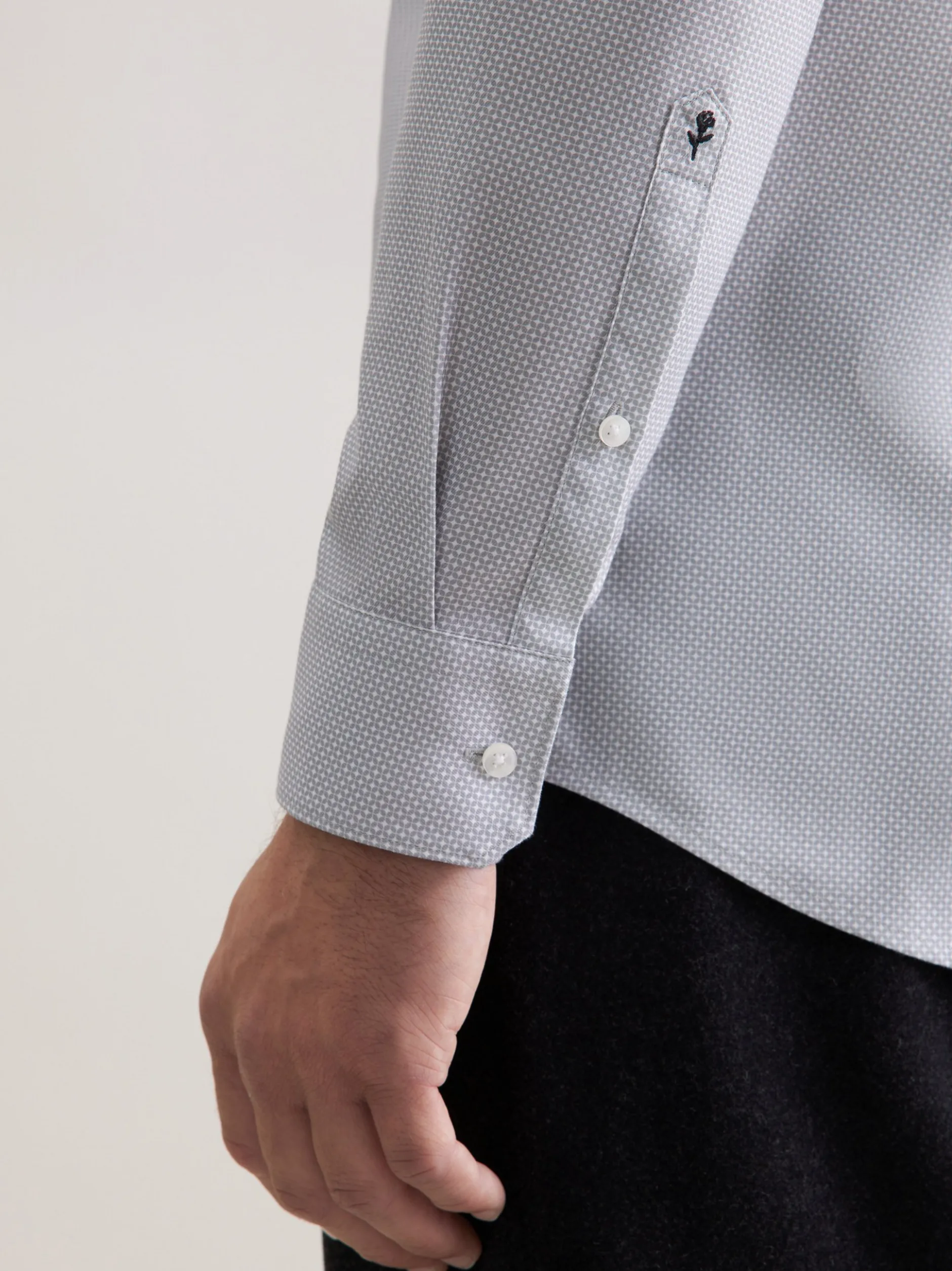 Seidensticker Herren Business Hemd - Regular Fit in grau