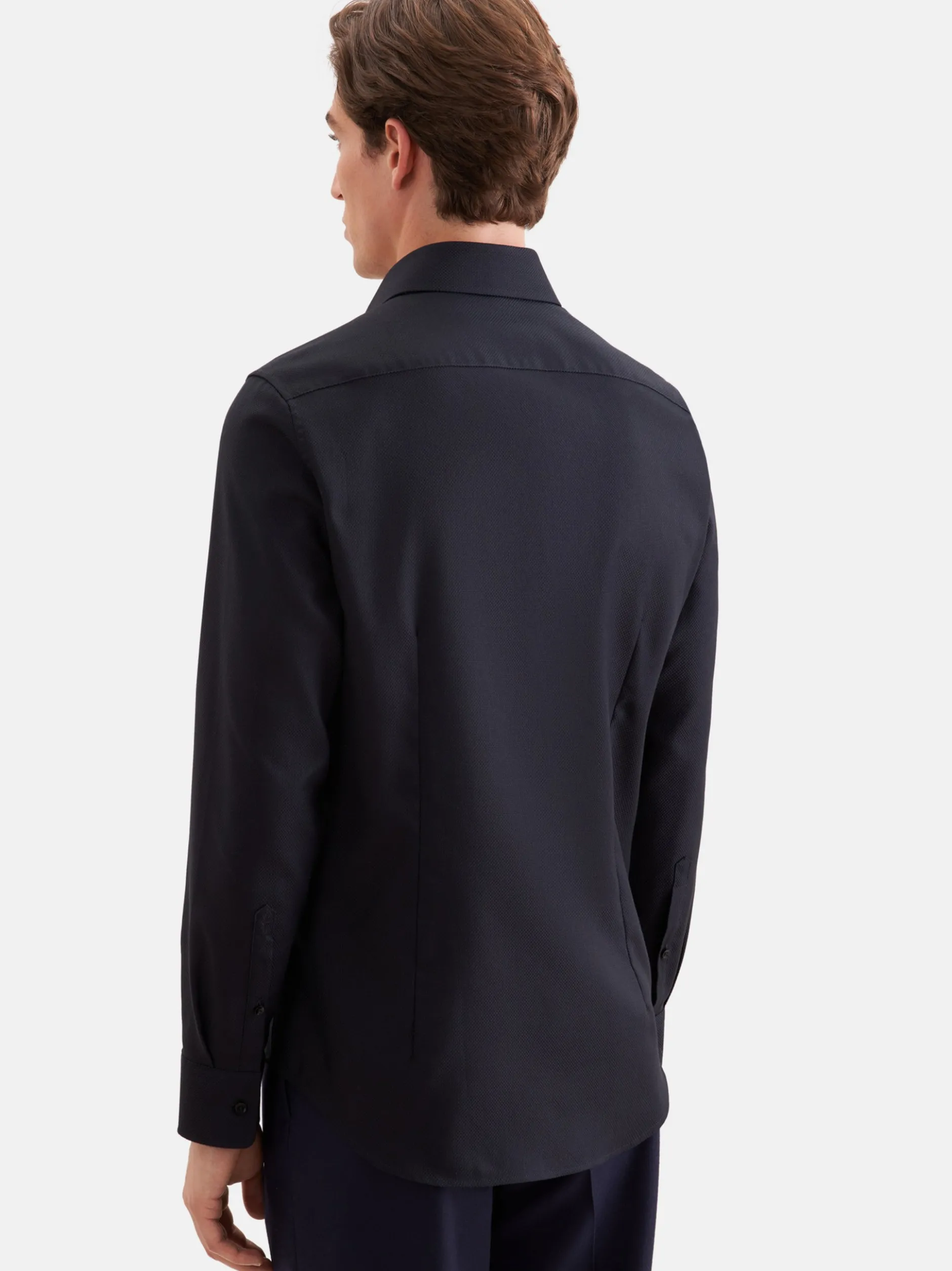 Seidensticker Herren Business Hemd - Shaped Fit in schwarz