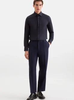 Seidensticker Herren Business Hemd - Shaped Fit in schwarz