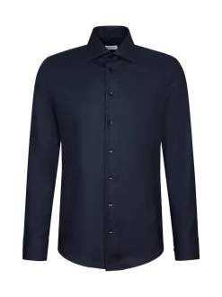 Seidensticker Herren Business Hemd - Shaped Fit in schwarz