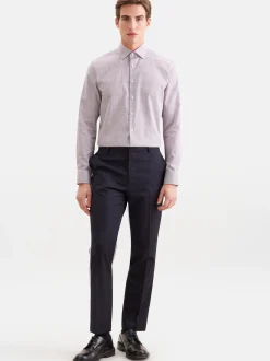 Seidensticker Herren Business Hemd - Slim Fit in rot