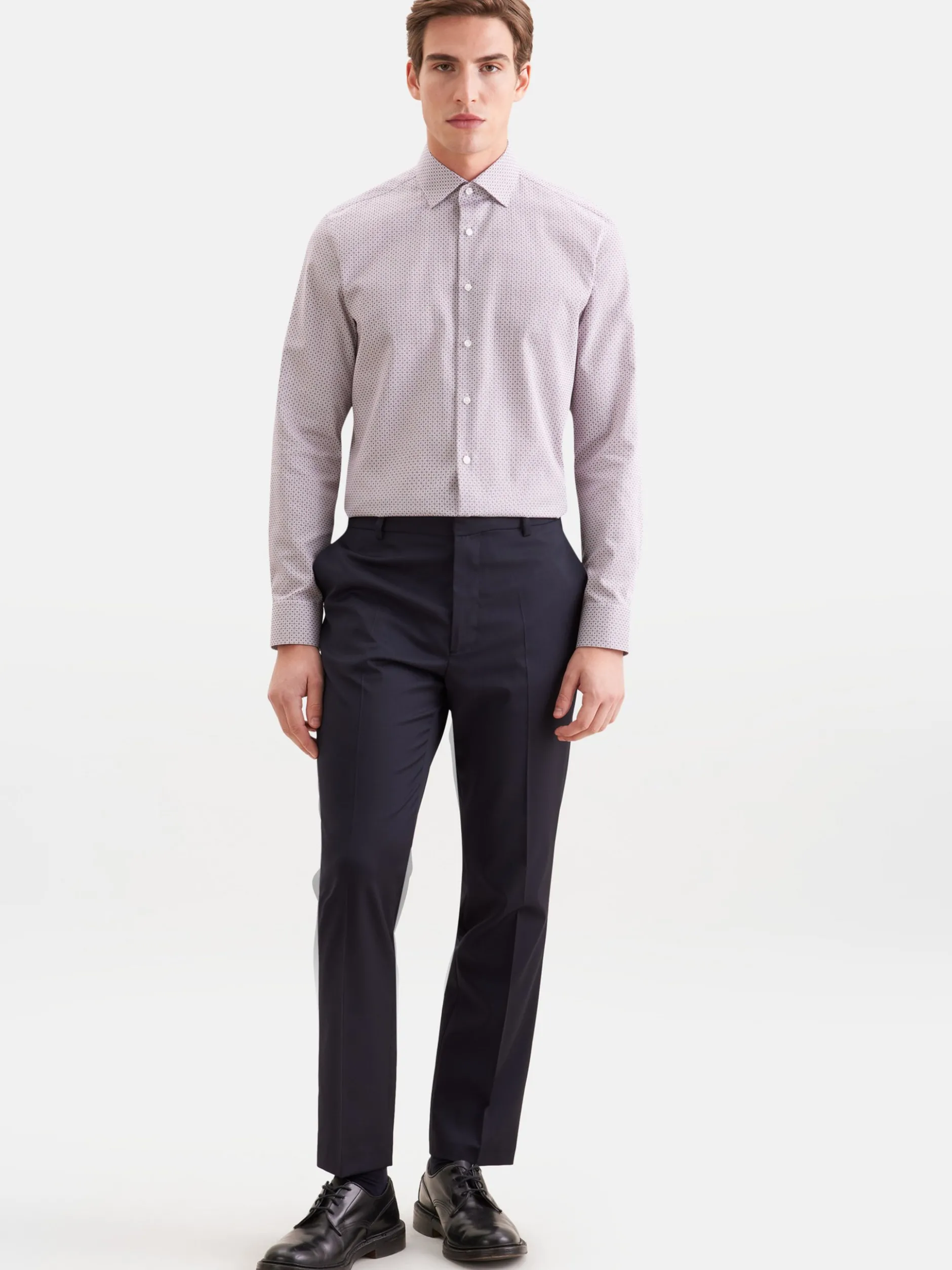 Seidensticker Herren Business Hemd - Slim Fit in rot
