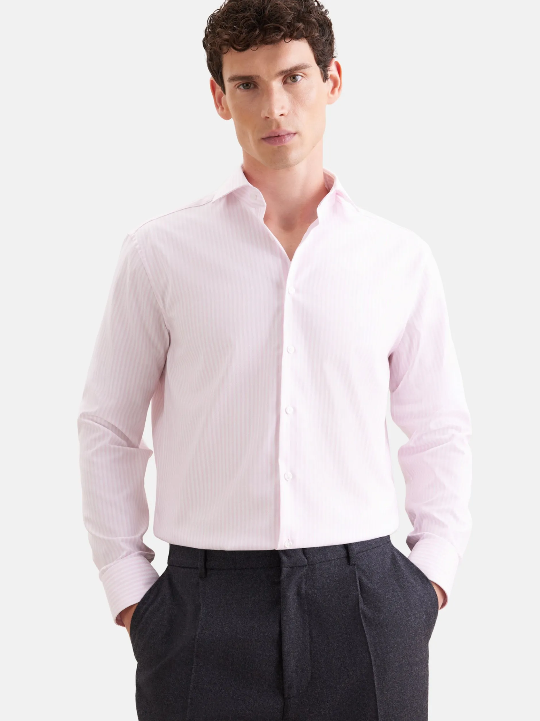 Seidensticker Herren Business Hemd - Regular Fit in rosa
