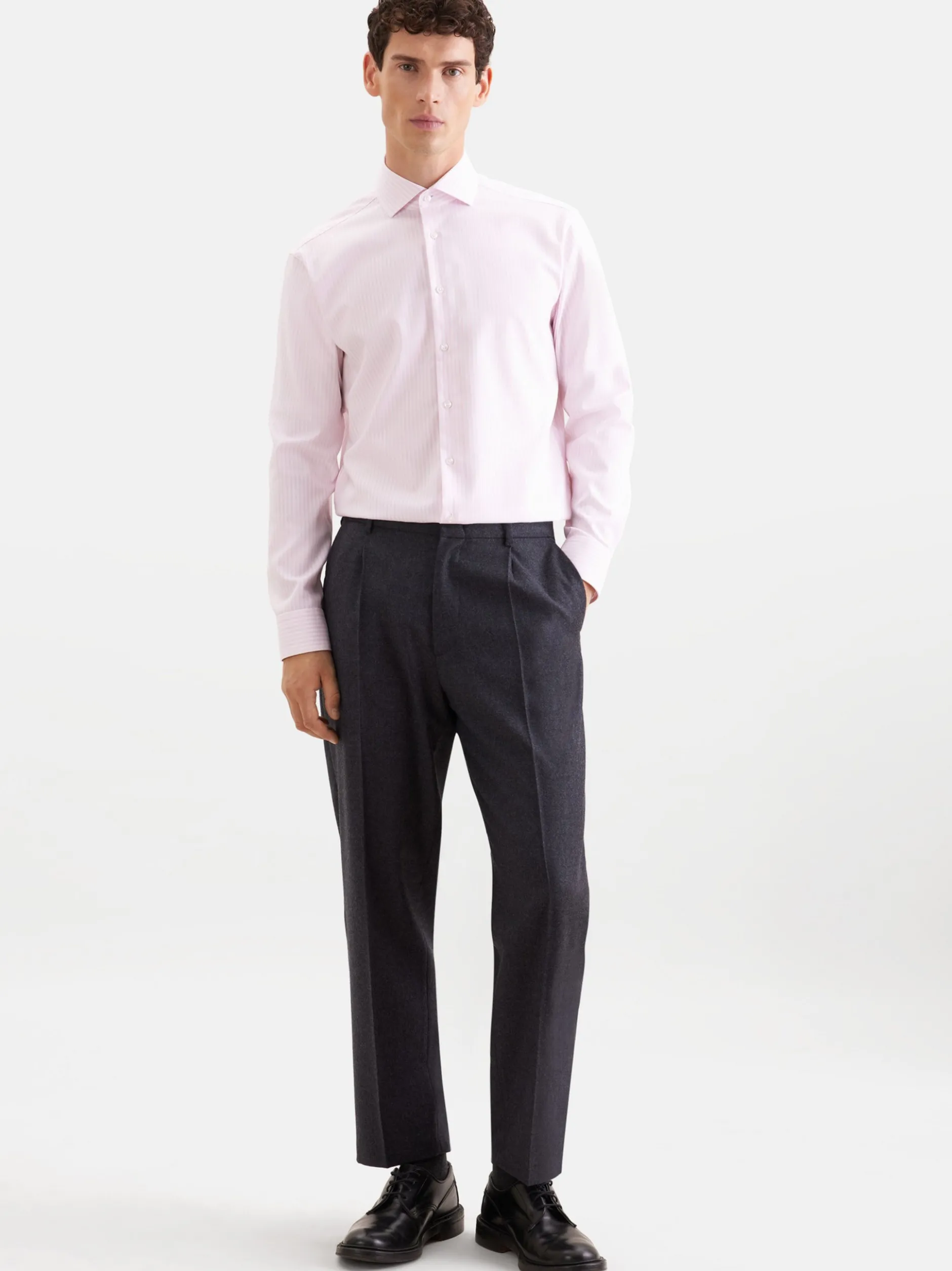 Seidensticker Herren Business Hemd - Regular Fit in rosa