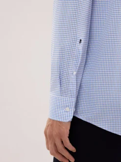 Seidensticker Herren Business Hemd - Regular Fit in blau