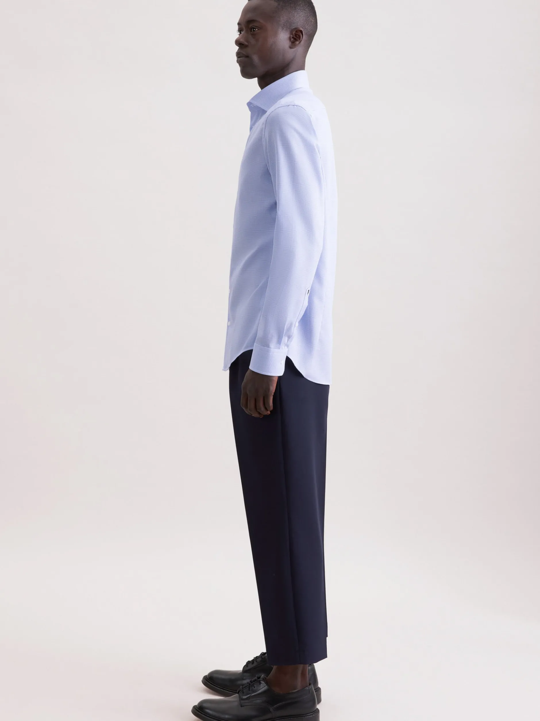 Seidensticker Herren Business Hemd - Slim Fit in blau