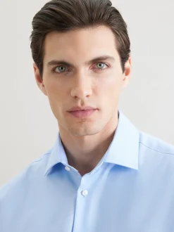 Seidensticker Herren Business Hemd - Regular Fit in blau