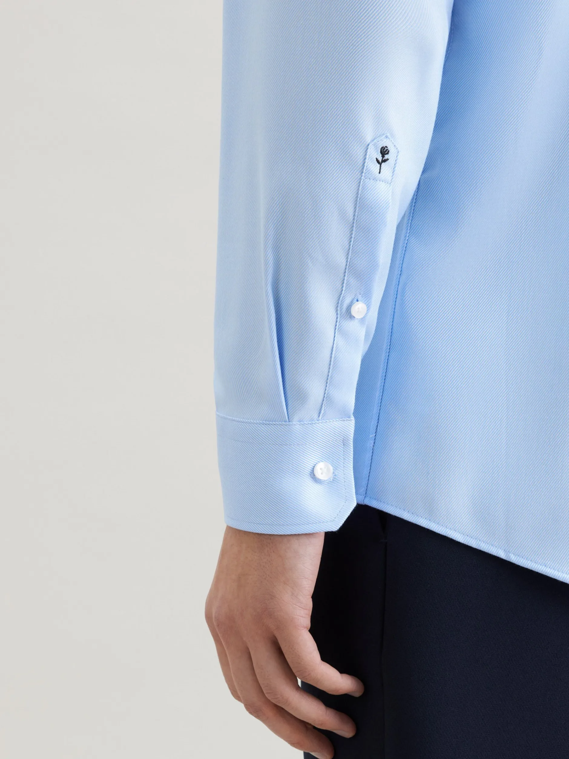 Seidensticker Herren Business Hemd - Regular Fit in blau