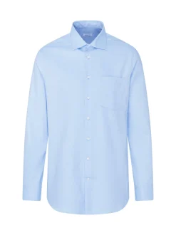 Seidensticker Herren Business Hemd - Regular Fit in blau