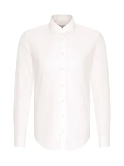 Seidensticker Herren Business Hemd - Shaped Fit in ecru