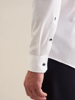 Seidensticker Herren Business Hemd - Shaped Fit in weiß