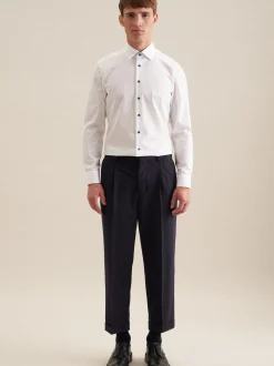Seidensticker Herren Business Hemd - Shaped Fit in weiß