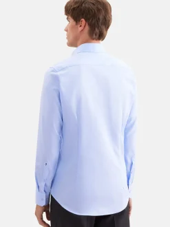 Seidensticker Herren Business Hemd - Slim Fit in blau